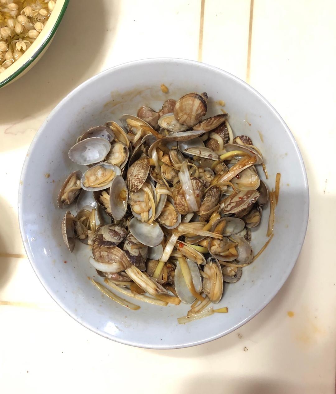 小羽私厨之葱油花蛤