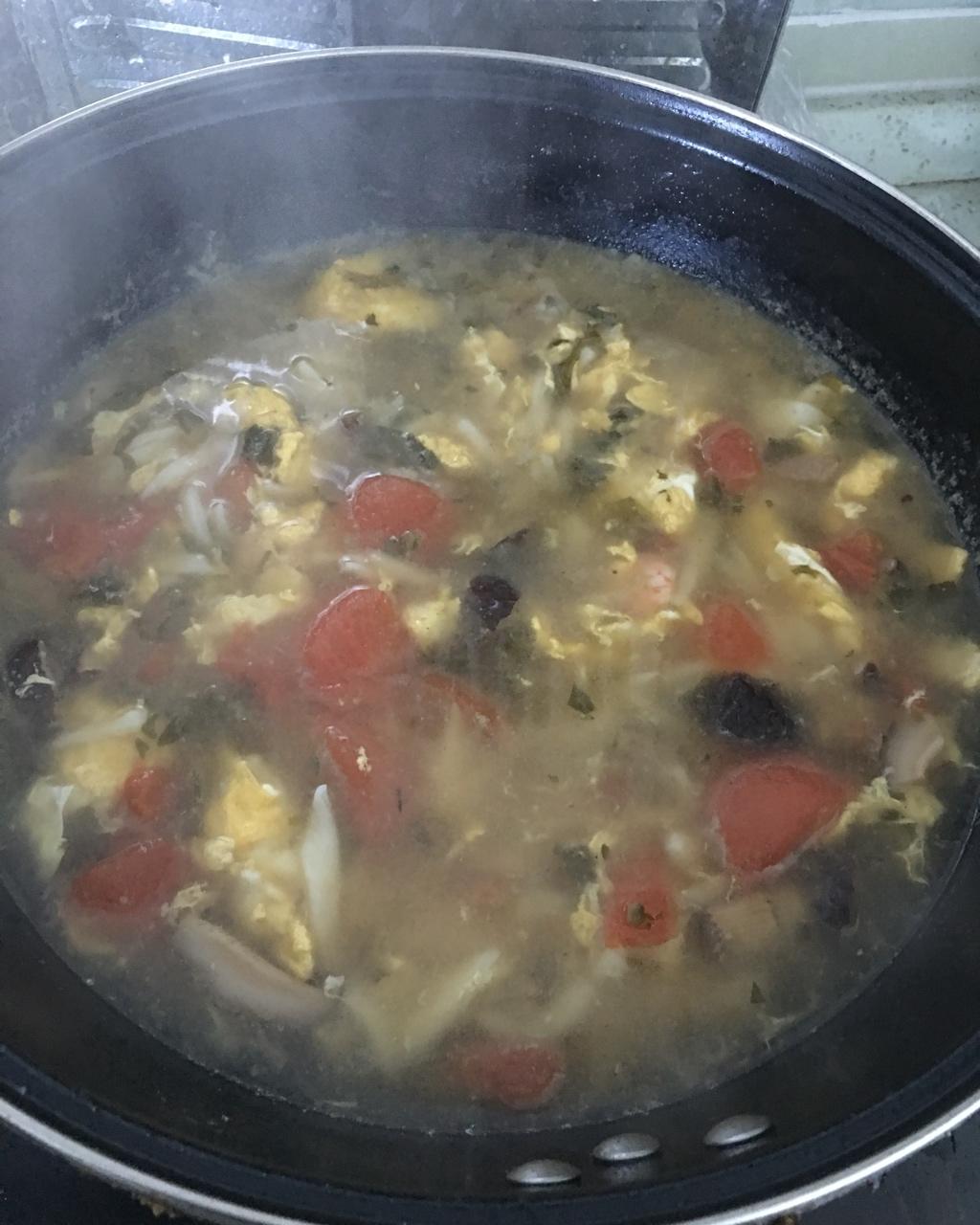 番茄鸡蛋疙瘩面