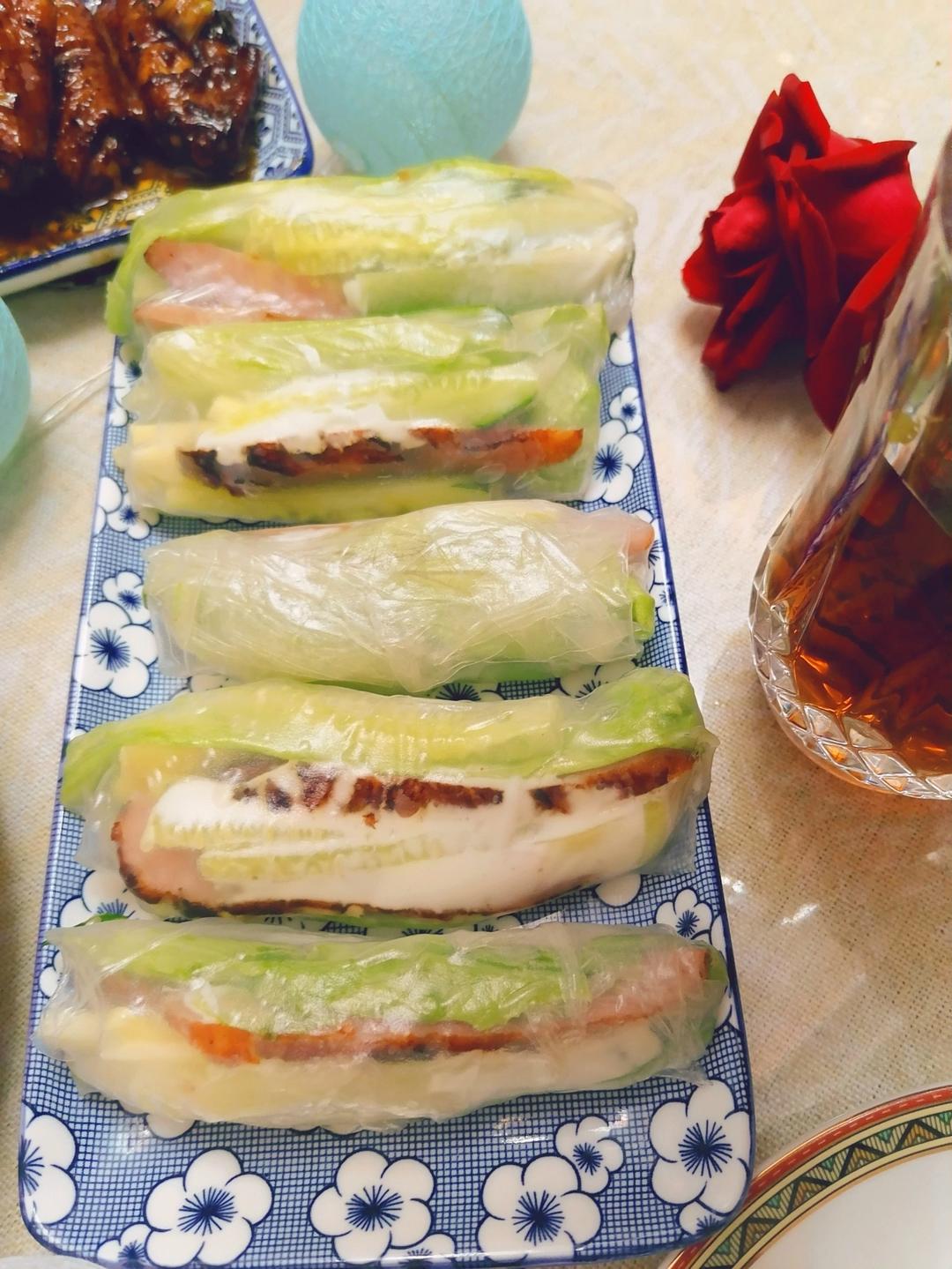 【外貌协会🌴】越南春卷（附蘸汁做法，超低热量！）