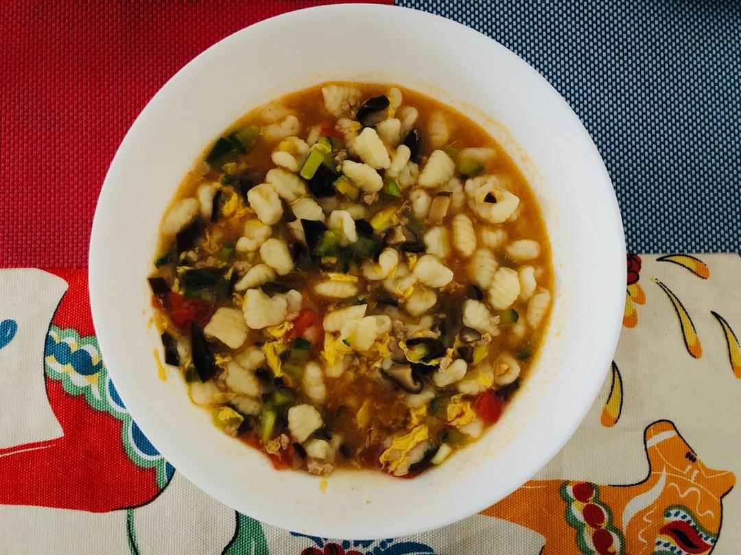 陕西美食 麻食