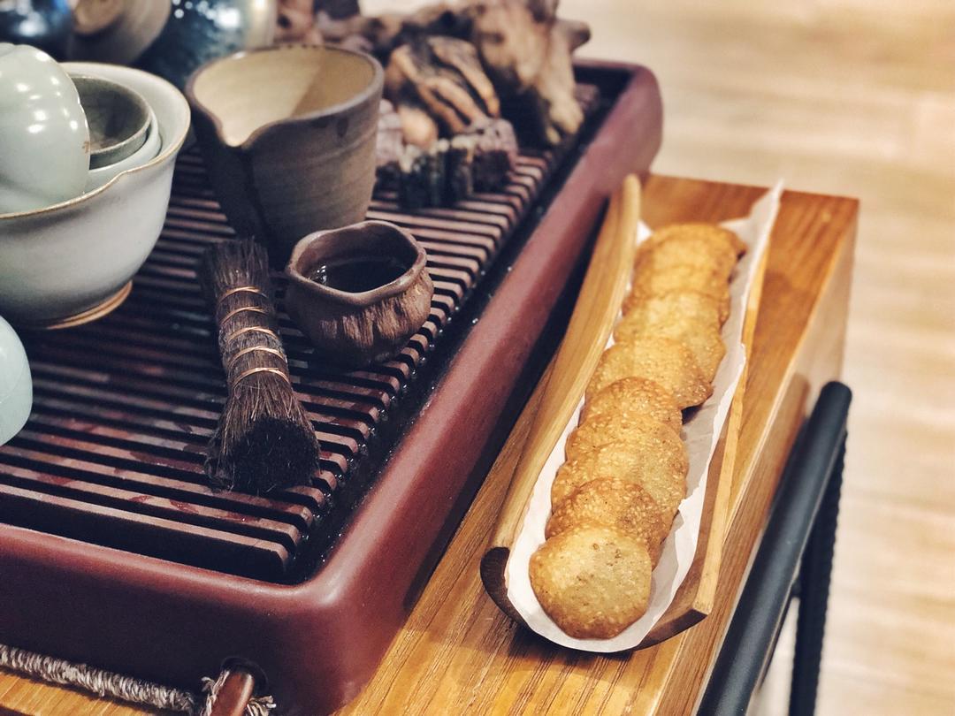 芝麻薄脆蛋白饼干