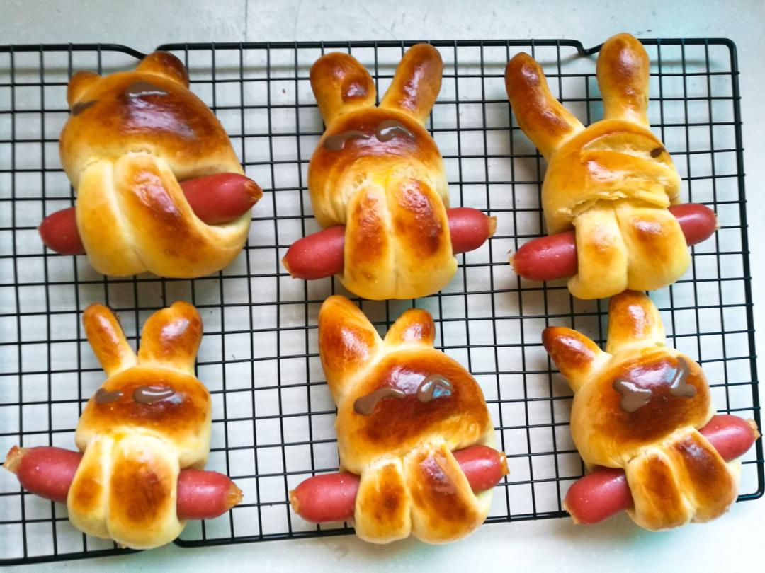 可爱兔子面包
