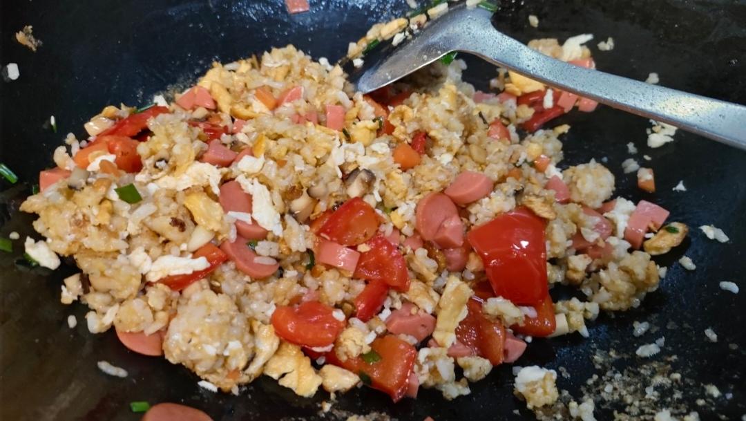 炒米饭蛋炒饭二十分钟快手家常