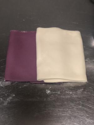 紫薯双色馒头卷（美玫牌低筋小麦粉一次发酵）的做法 步骤4