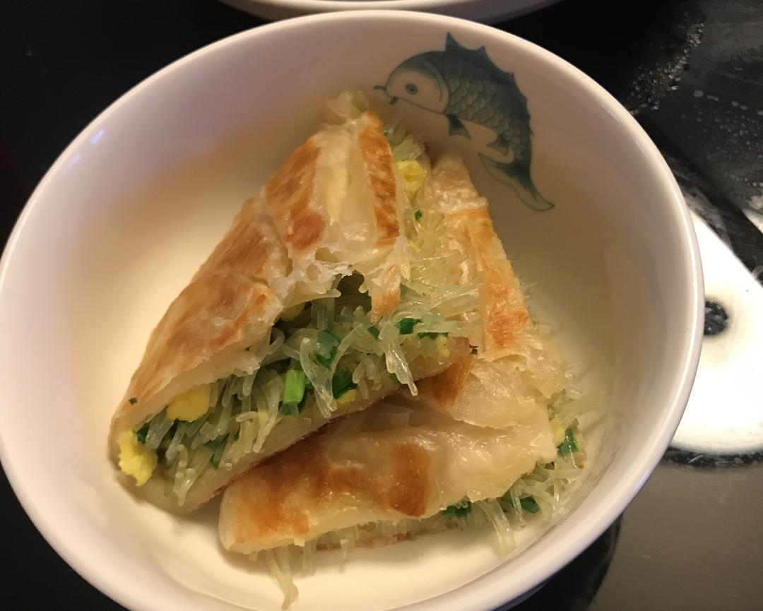 手抓饼版韭菜盒子～懒人福音的做法