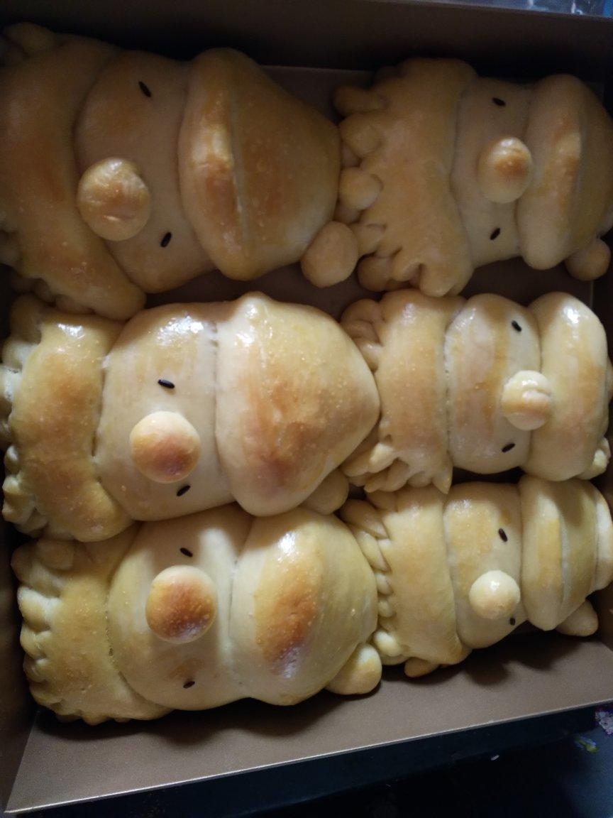 迷你圣诞老人面包