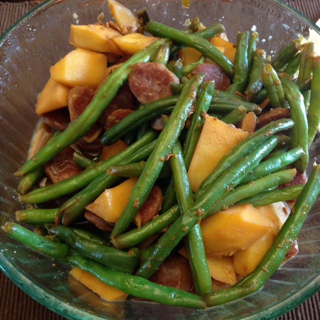 土豆炖豆角