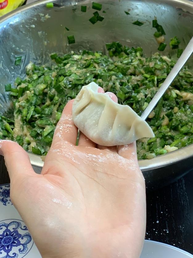 会喷汁的韭菜猪肉饺子