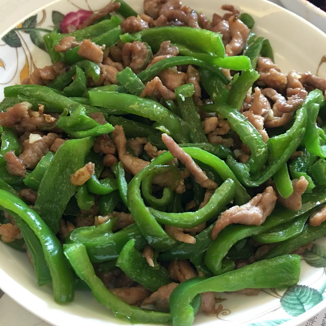 青椒炒肉丝