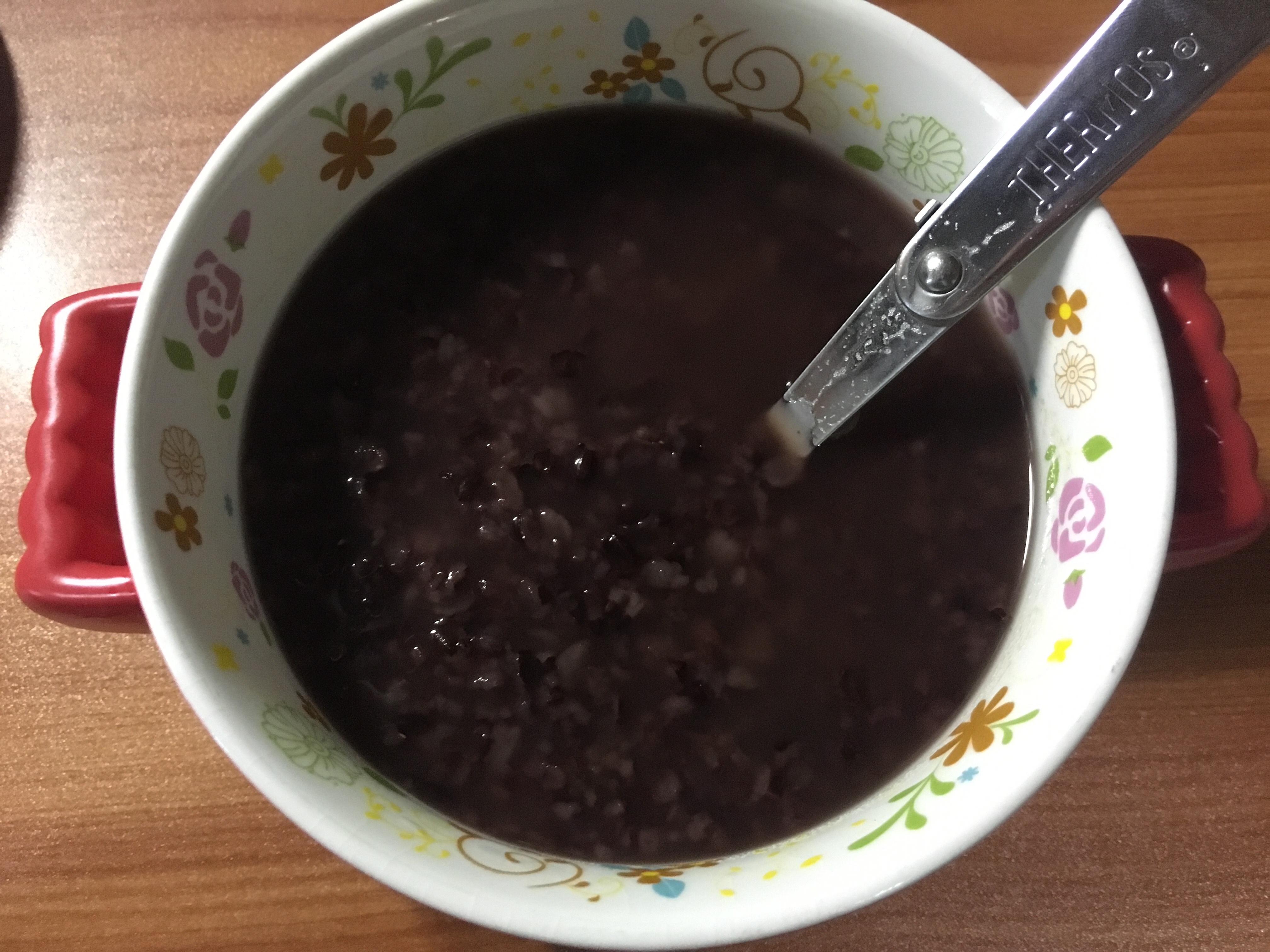 黑米粥（焖烧杯版）的做法