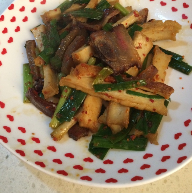 青蒜炒腊肉