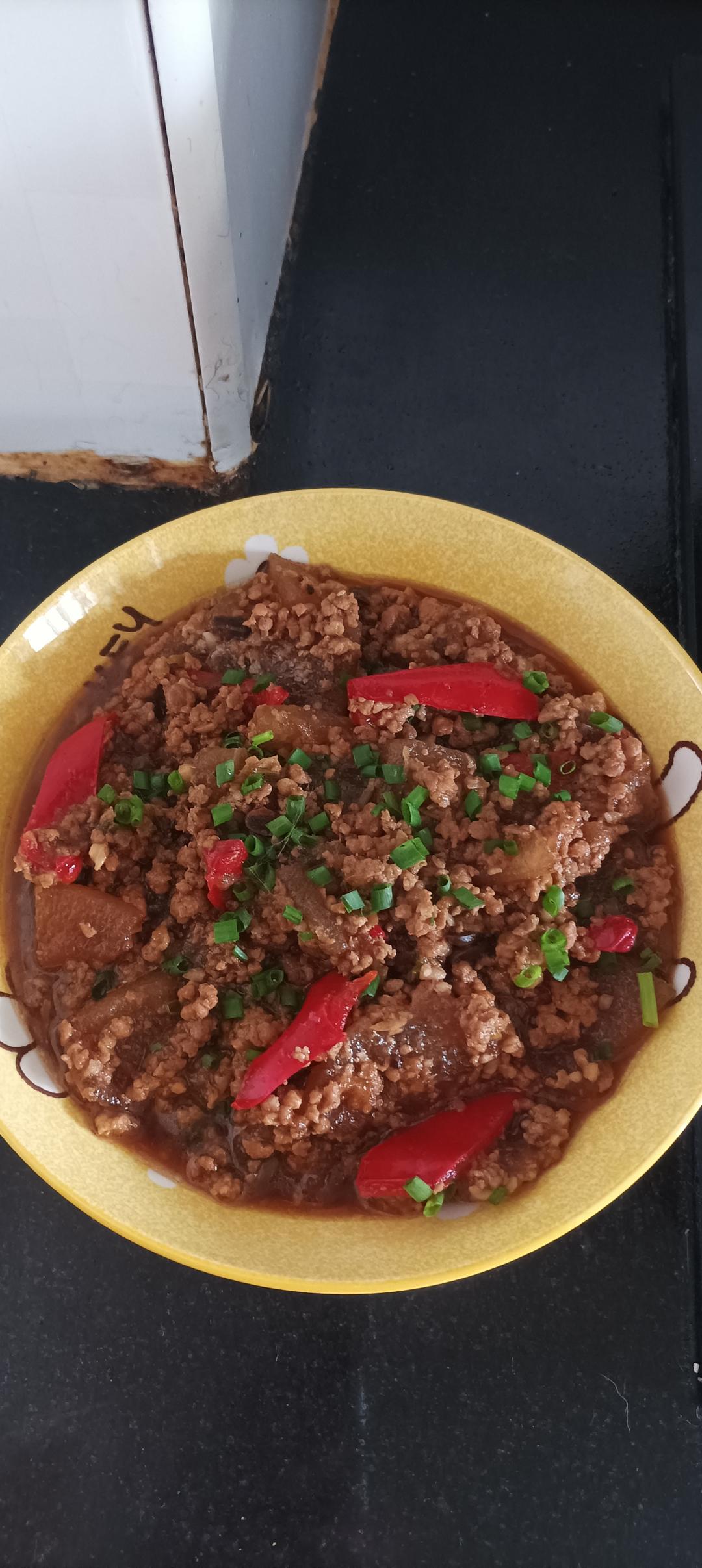 肉末烧冬瓜