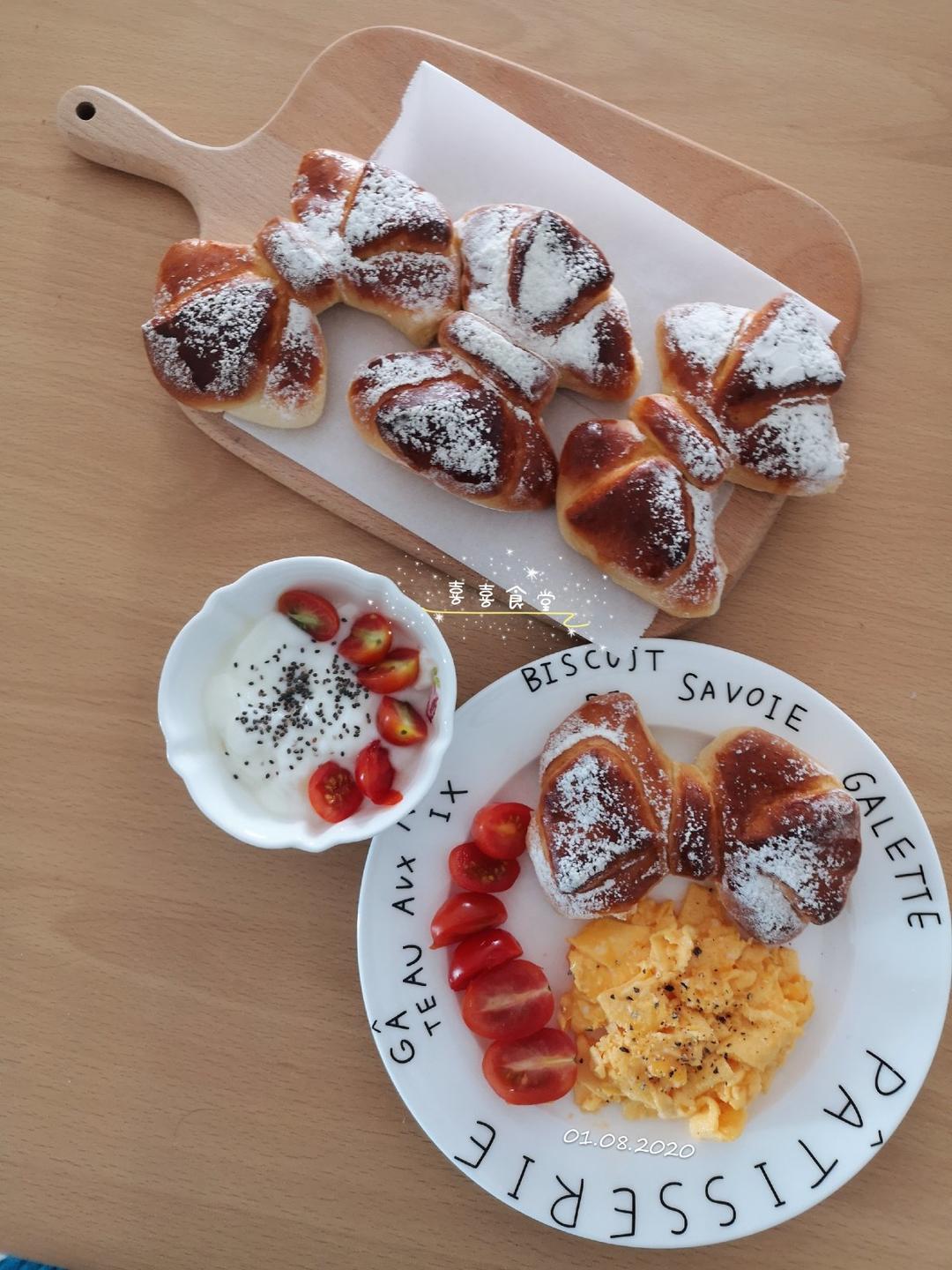 软萌可爱又少女心🎀蝴蝶结面包