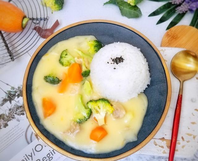 日式超浓芝士奶油汤饭的做法