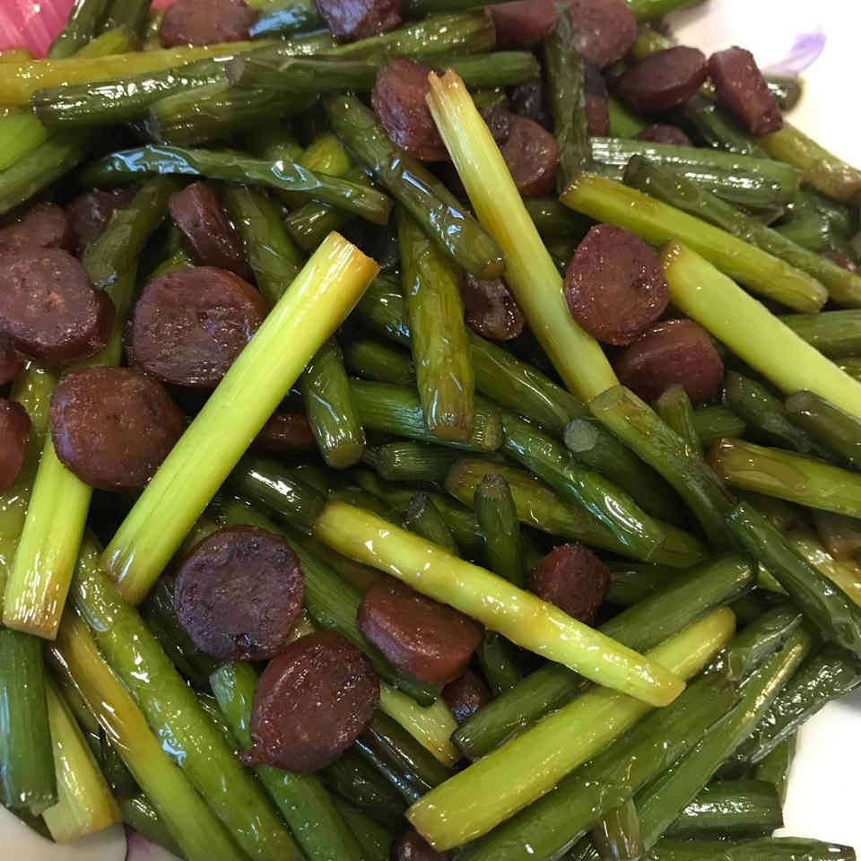 蒜薹炒腊肠