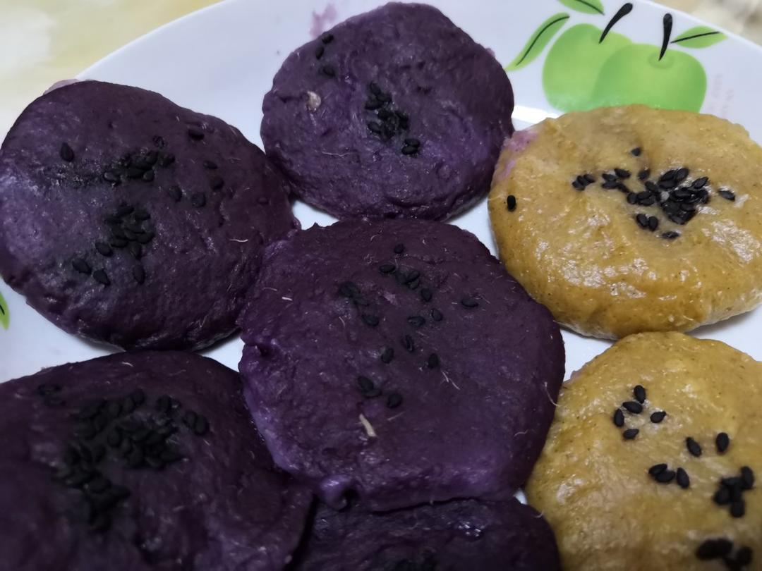 全麦紫薯饼（减脂碳水低GI）糯米口感
