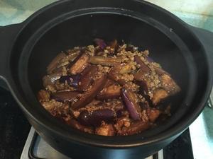 肉末茄子煲 砂锅版的做法 步骤11