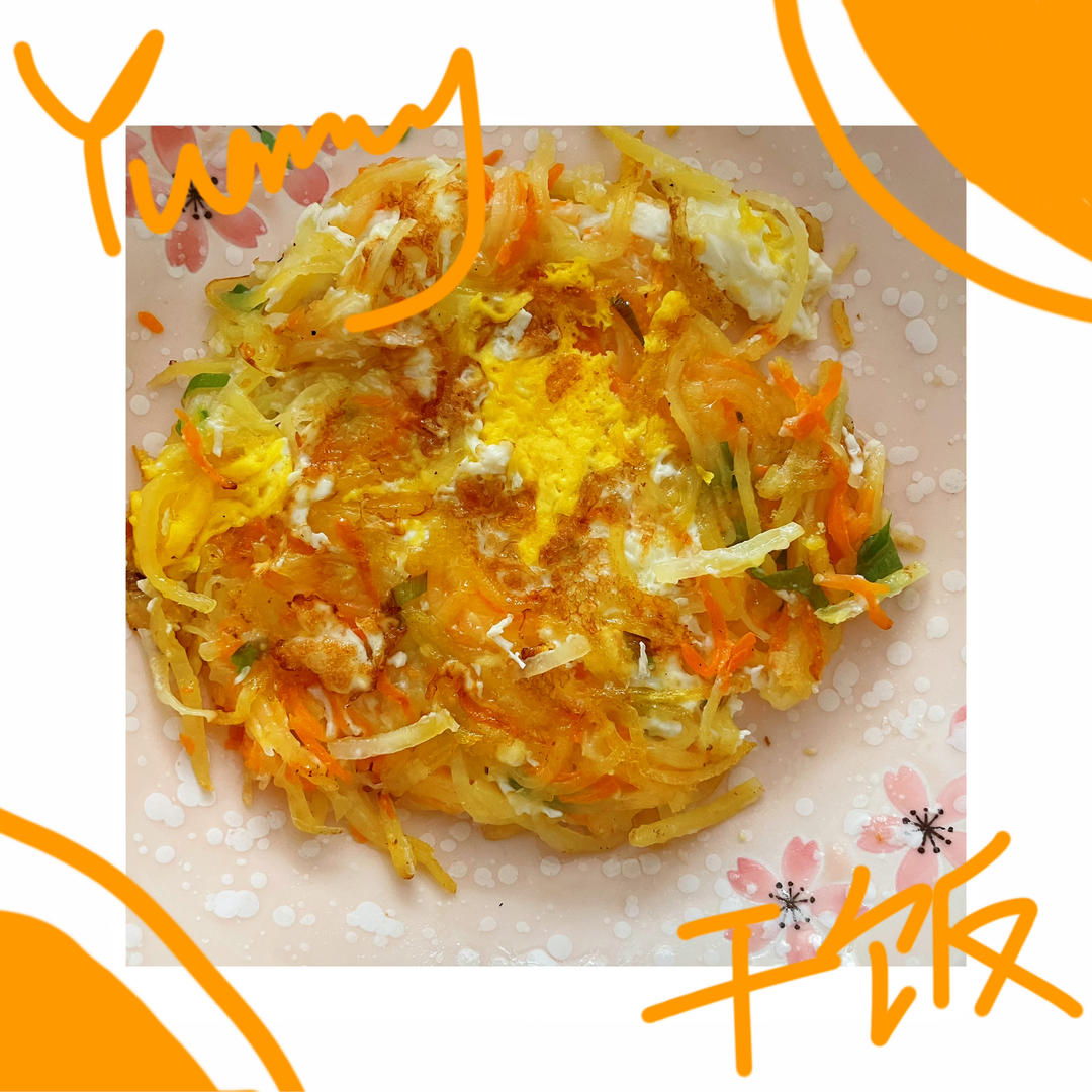 快手早餐饼（土豆鸡蛋饼）