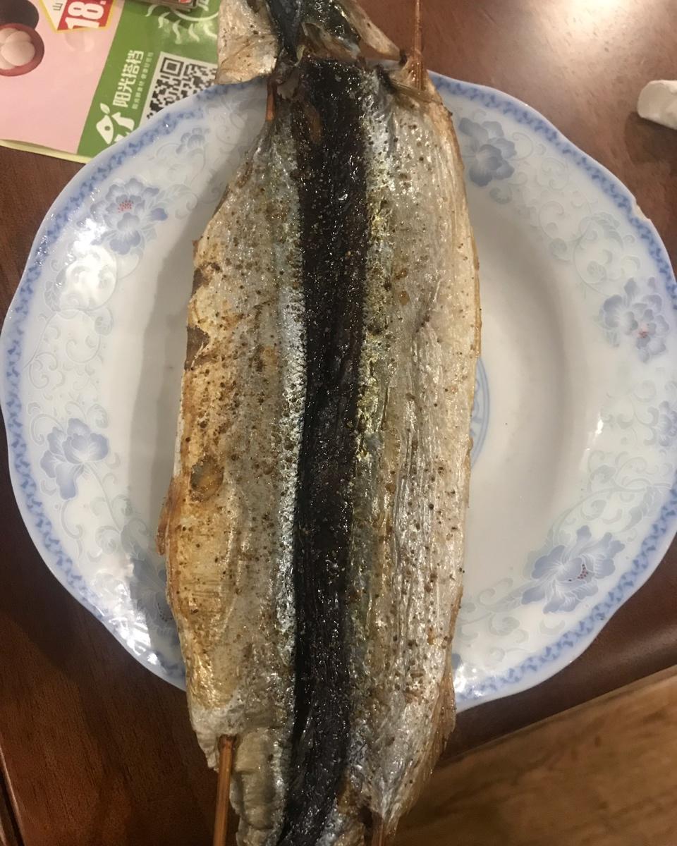 烤秋刀鱼