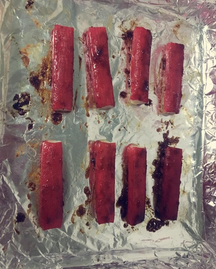 香辣烤蟹棒小吃零食