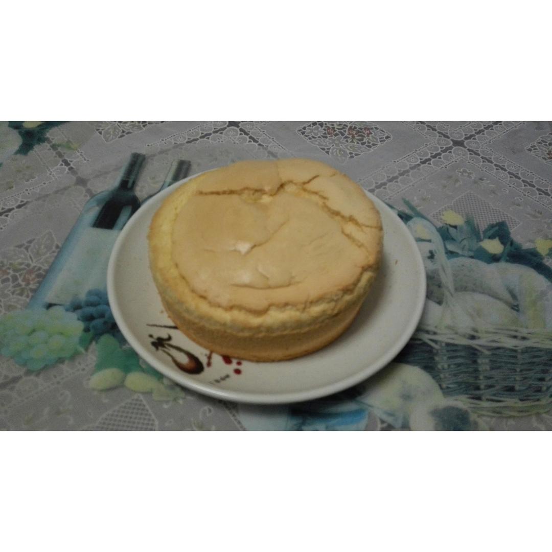 6寸原味戚风蛋糕