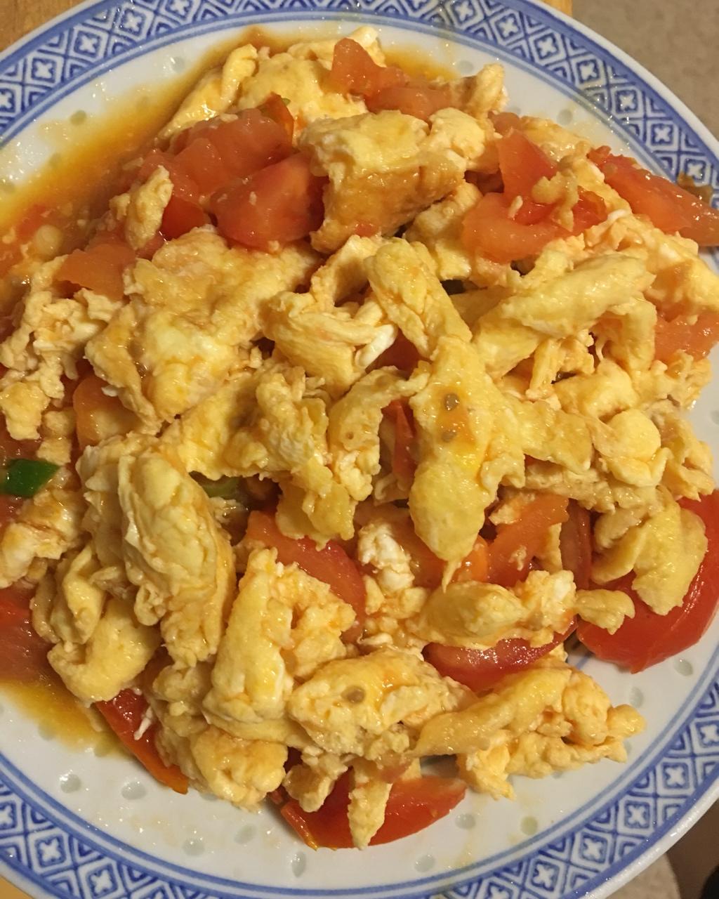 西红柿炒鸡蛋