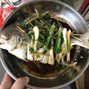 香煎/蒸 金鲳鱼干的做法 步骤3