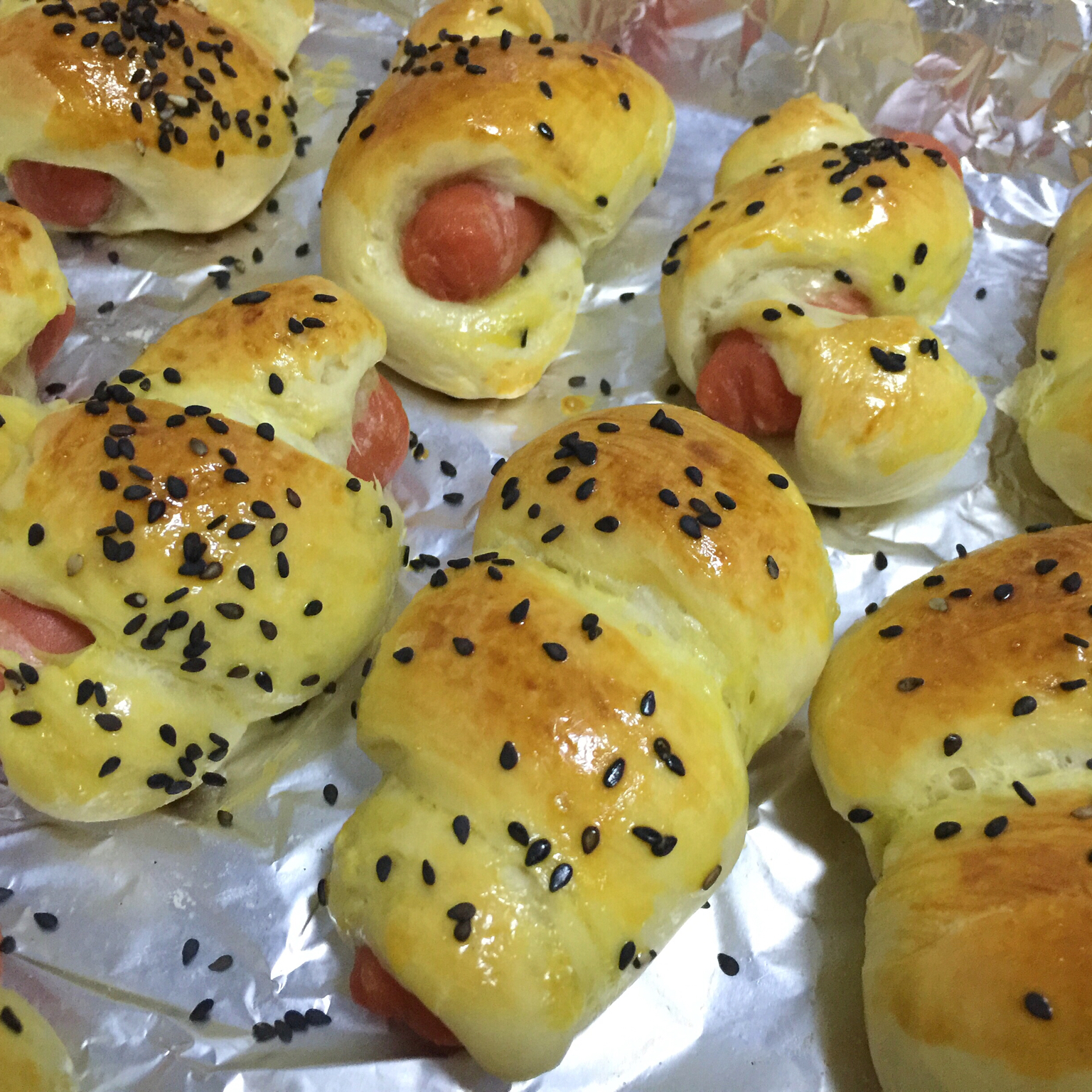 热狗面包卷
