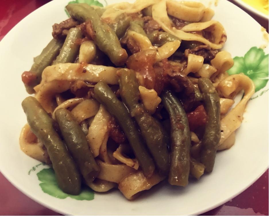 堂妈小厨——豆角番茄焖面