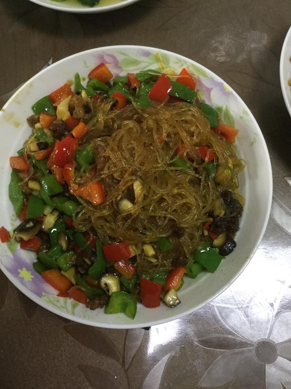 肉末炒粉丝