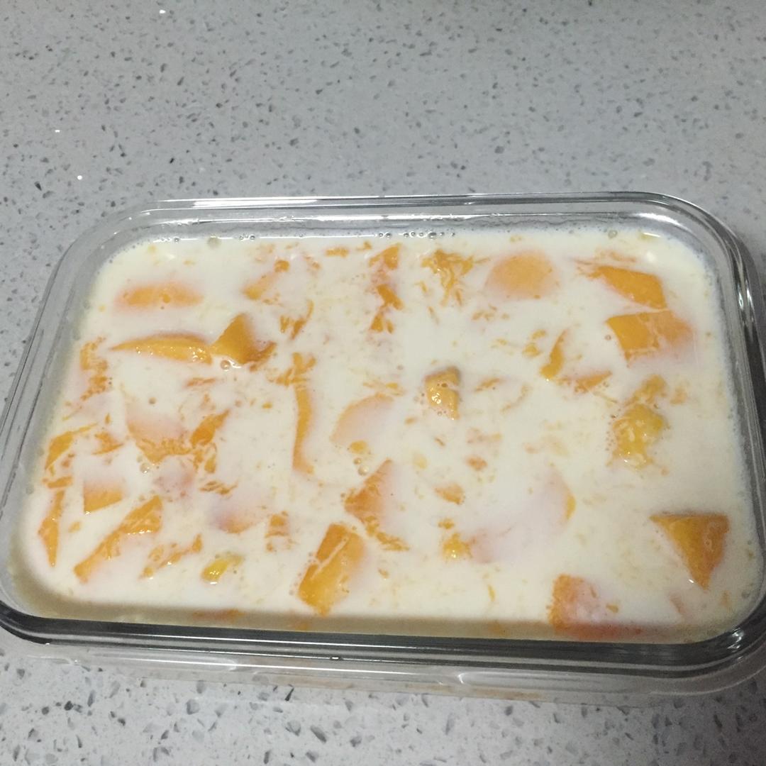 芒果牛奶果冻