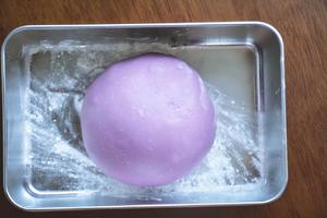 冰箱清除计划：紫薯肉松蛋黄麻薯面包的做法 步骤7