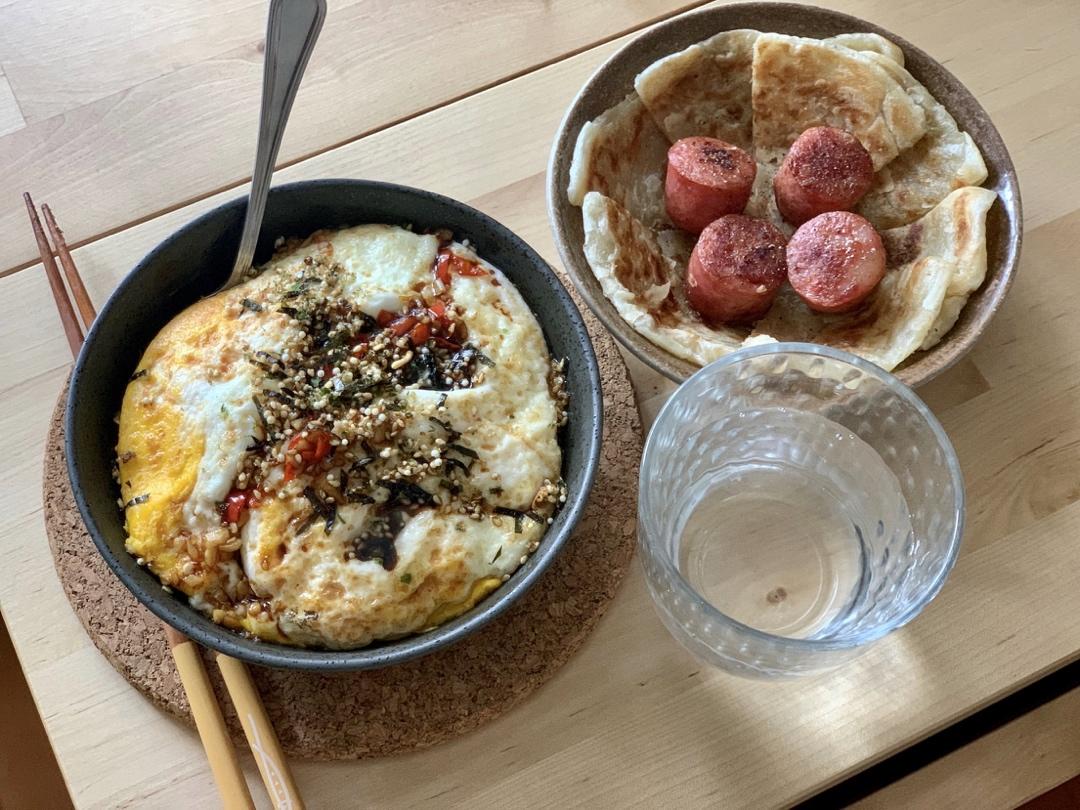 简单美味老式鸡蛋拌饭！快手懒人菜回忆满满！下饭神器
