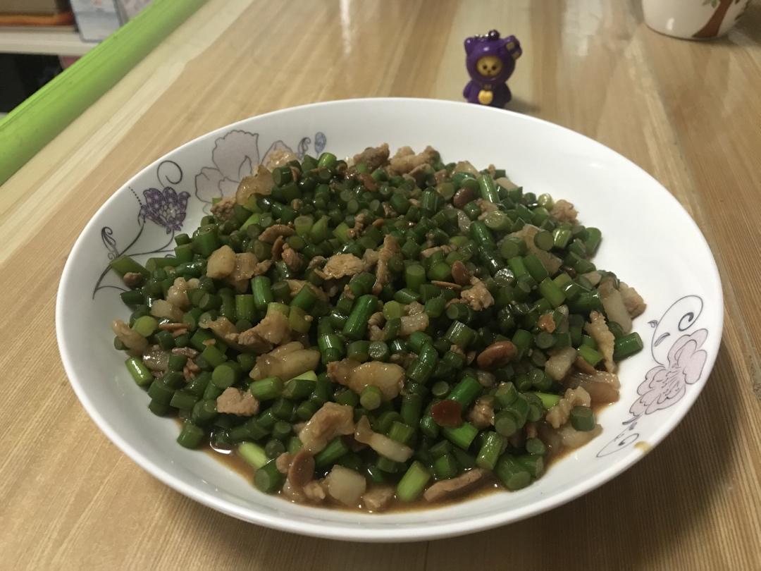 超下饭的蒜苔肉末