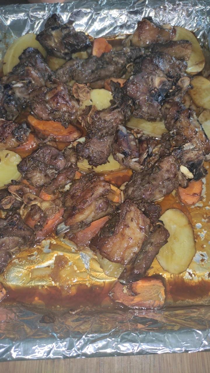 超好吃的烤羊排烤箱版