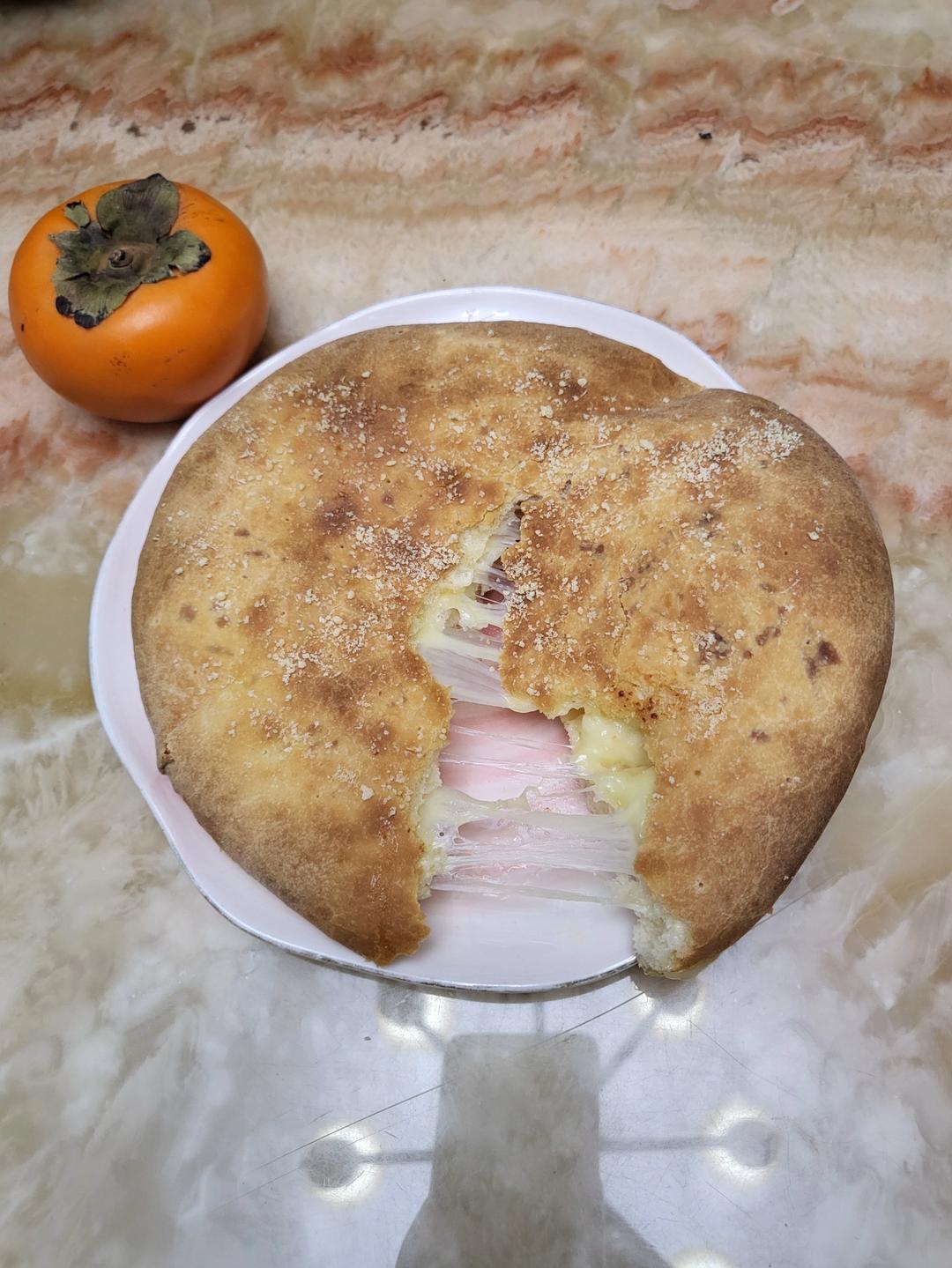 平底锅特色早餐【蒙古奶酪饼】！柔软爆浆会拉丝，超简单！