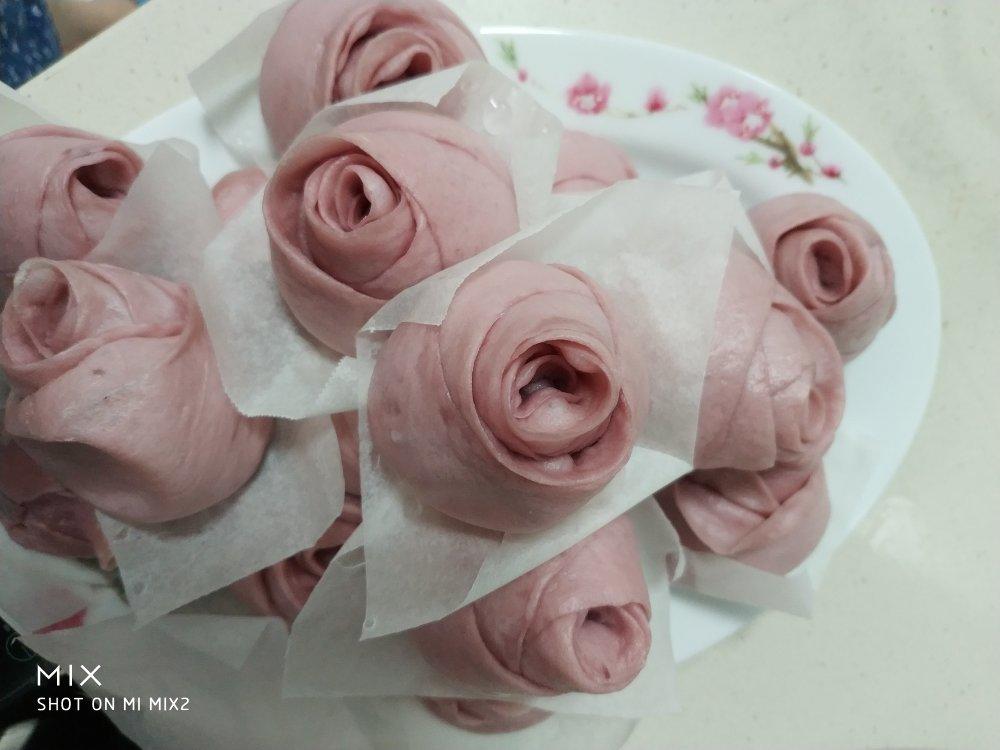 玫瑰花馒头