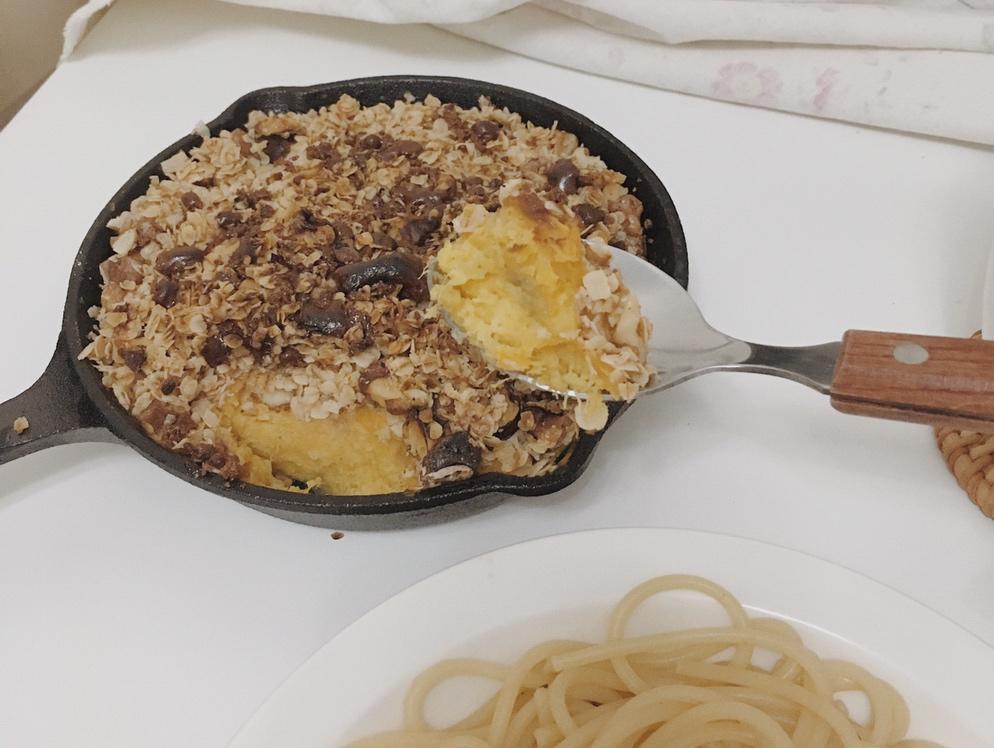 粉糯红薯泥配燕麦酥丨健康·三餐