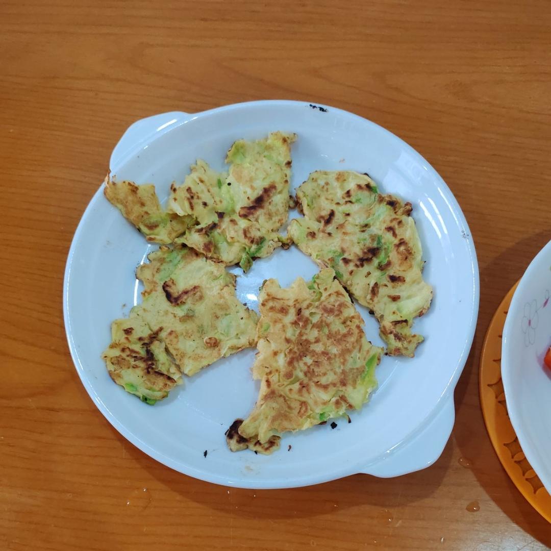 西葫芦香葱蛋饼