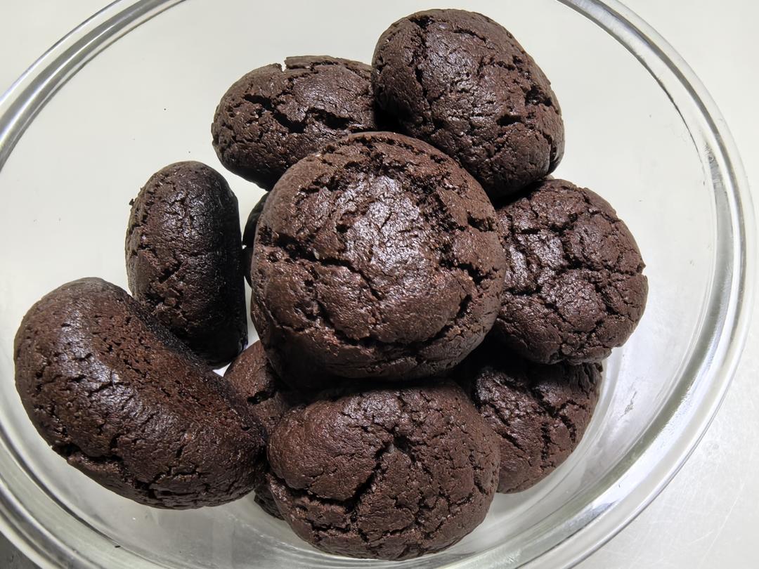 深秋的治愈• 布朗尼曲奇。外皮酥酥心太软