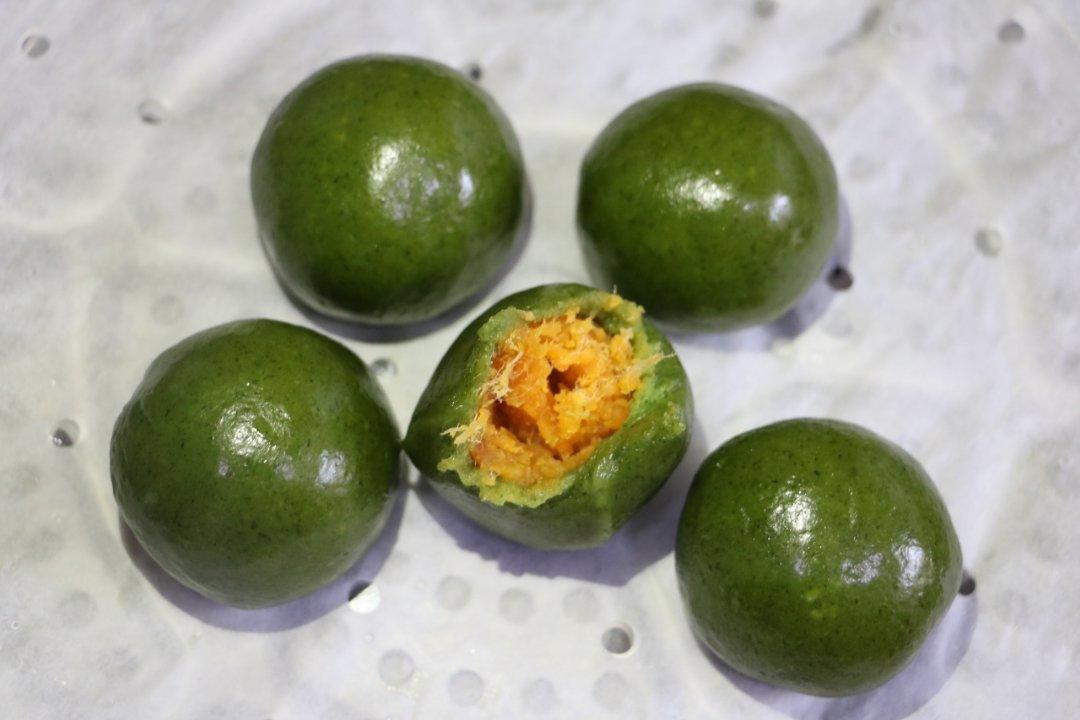 青团 | 咸蛋黄肉松馅