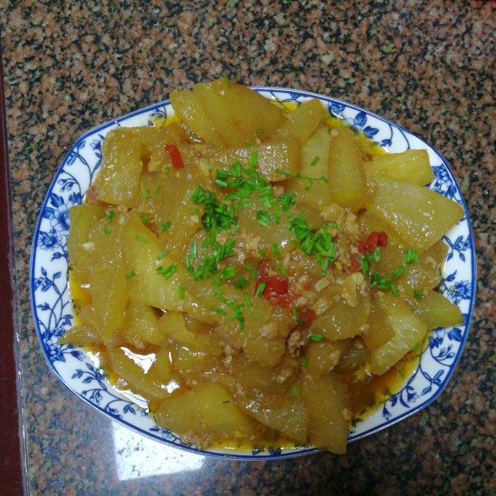 肉末炒冬瓜(超下饭)