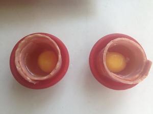 培根鸡蛋盅的做法 步骤2