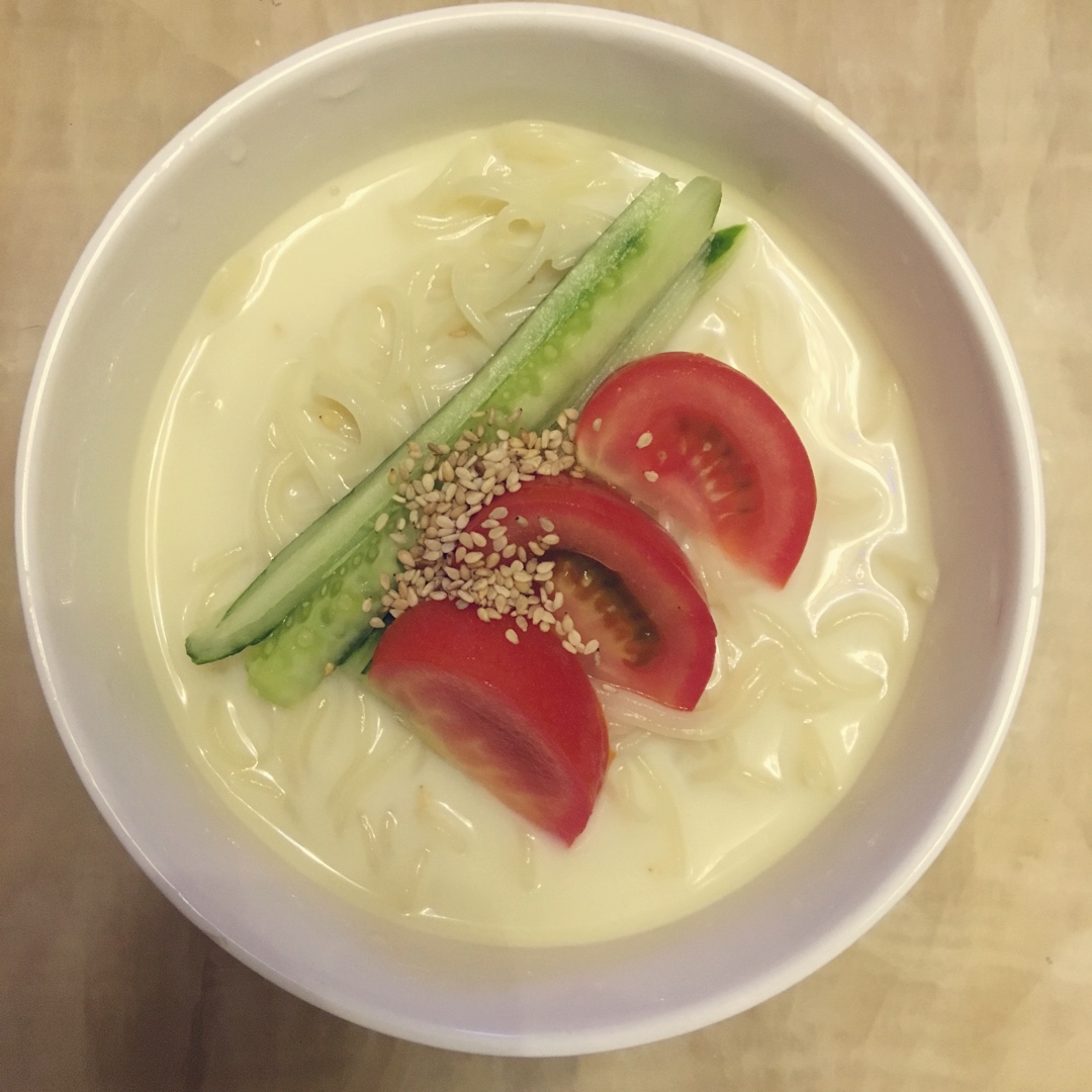 孔p做的韩式豆浆面