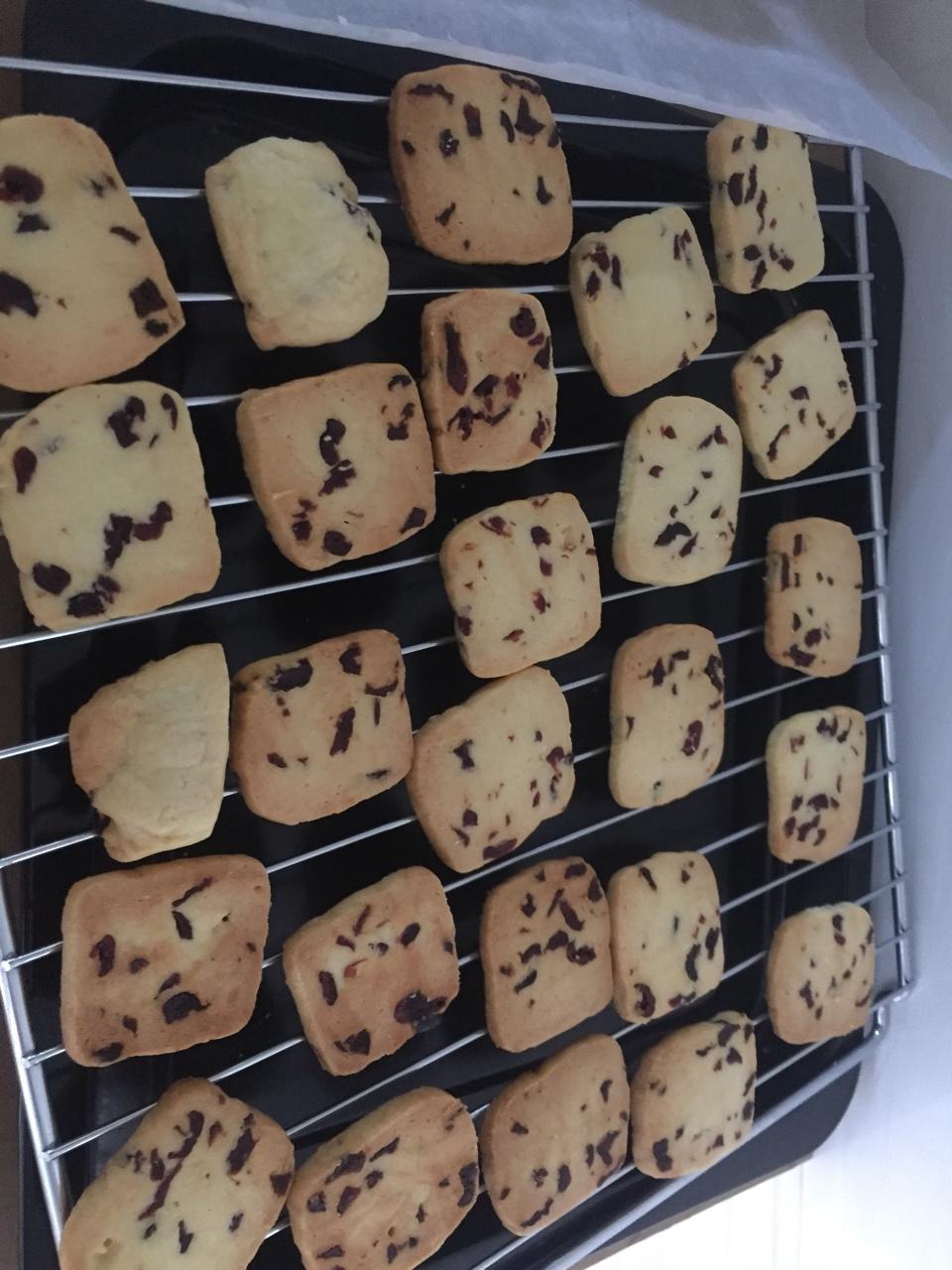 低糖少油版蔓越莓饼干