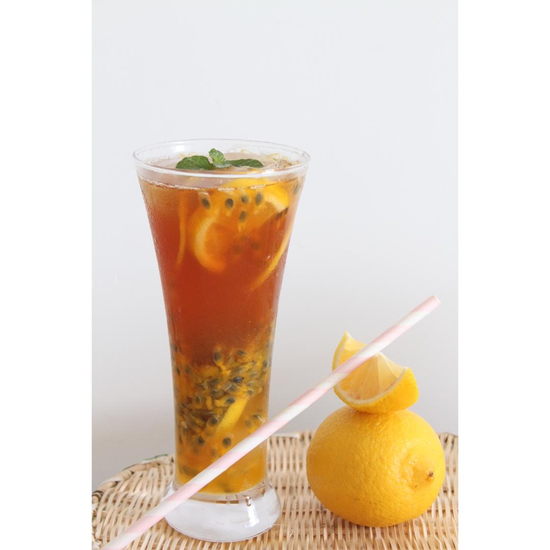 百香果青柠蜂蜜红茶
