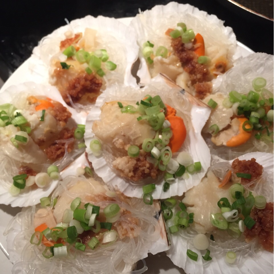 蒜蓉粉丝蒸扇贝