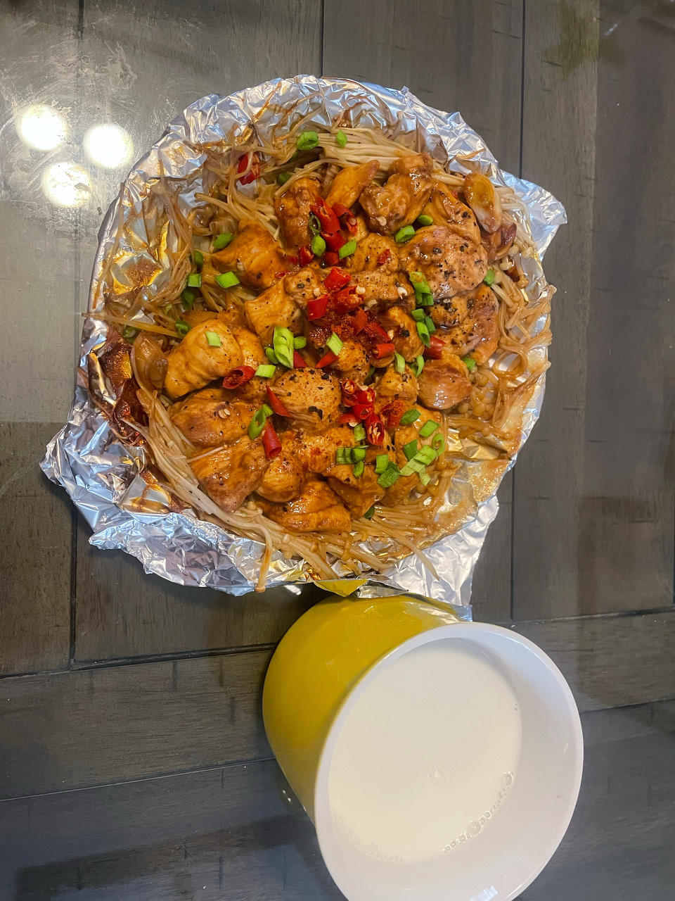 减脂餐—金针菇鸡胸肉