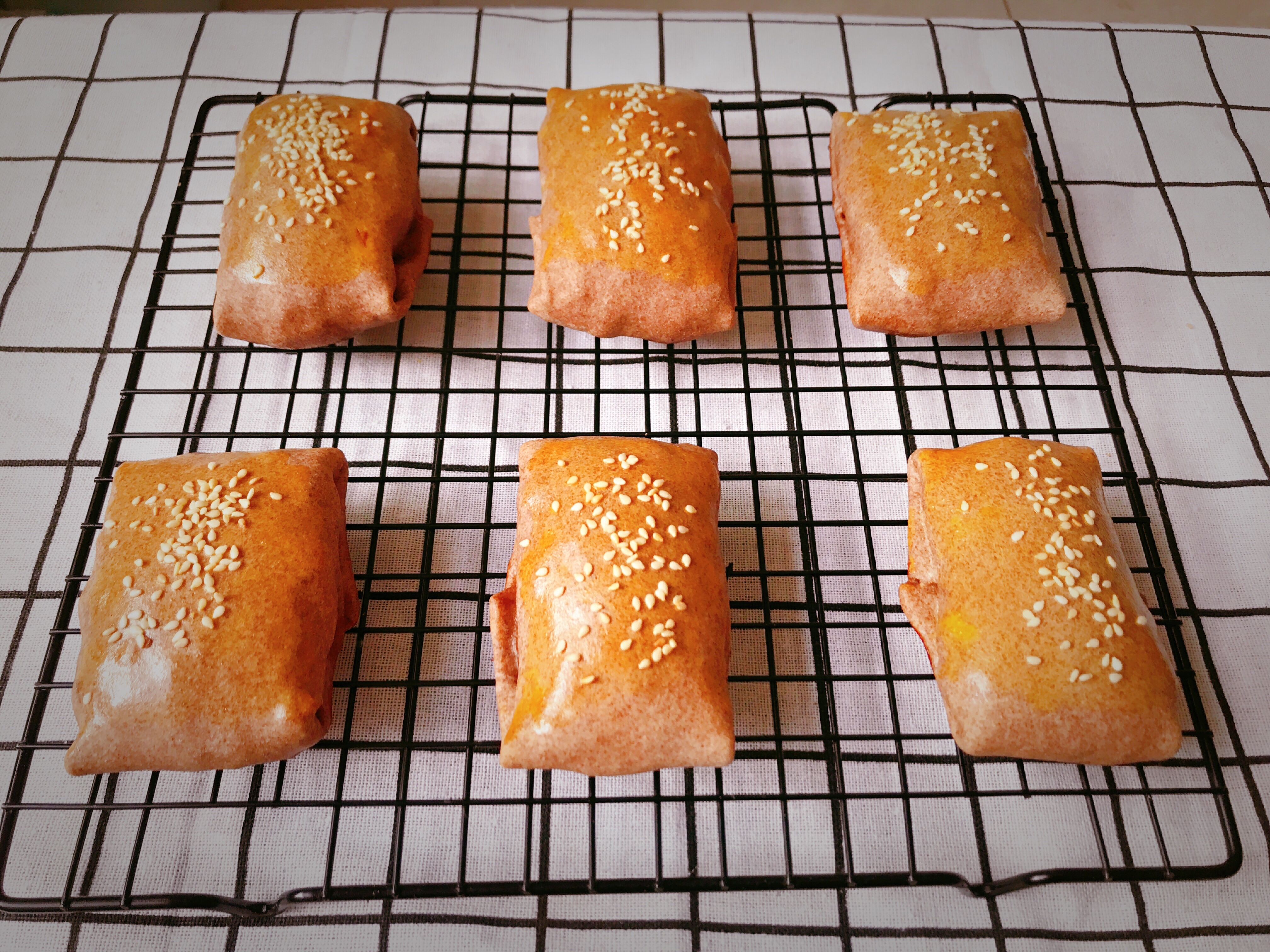 低卡饱腹——全麦新疆烤包子的做法 步骤8
