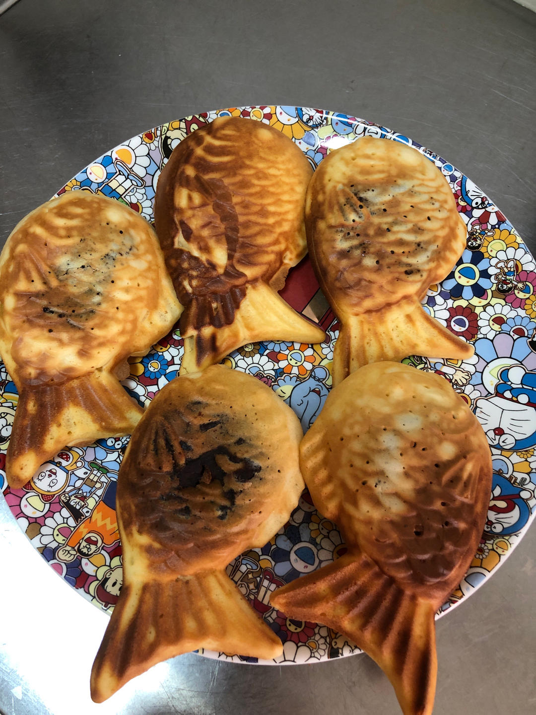 蜂蜜红豆麻薯鲷鱼烧—Kenwood松饼机